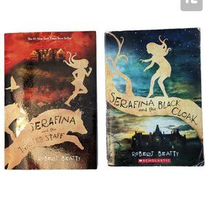 Serafina Books 1 & 2 by Robert Beatty Serafina and the Black Cloak Paperback Lot